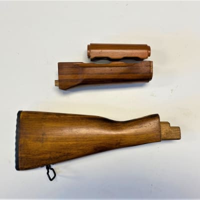 AK47 WOOD STOCK SET SOLID TEAK