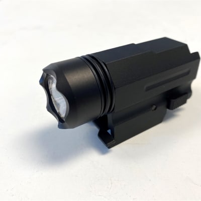 Tactical Flashlight with Picatinny Rail Mount