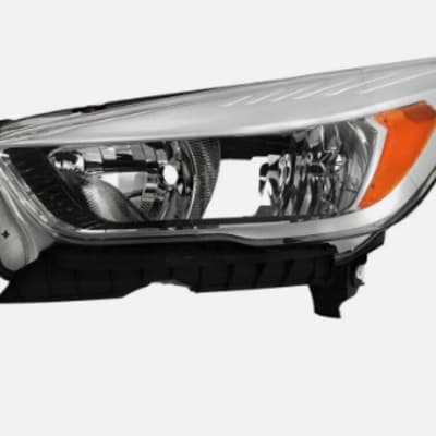 For 2017-2019 Ford Escape Halogen w/o Signature Lamps Chrome Headlight Left Side