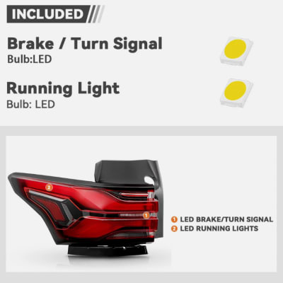 Tail Light Driver Side (Quarter Panel) 2022 Chevrolet