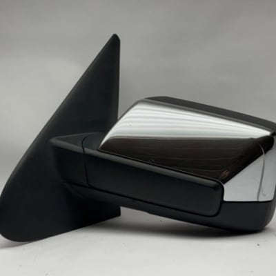 Driver Left Mirror turn signal power fold chrome