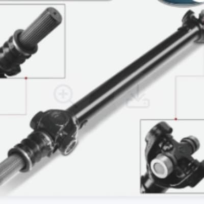 Driveshaft With universal joint  front and rear