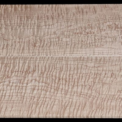 Thin Book-Matched Curly Hard Maple - 2 Pcs - 21" x 7 1/8" x 5/16" - $70.00