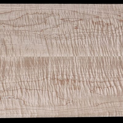 Thin Book-Matched Curly Hard Maple - 2 Pcs - 21" x 7 1/8" x 5/16" - $60.00