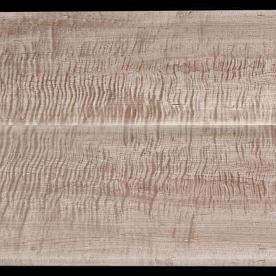 Thin Book-Matched Curly Hard Maple - 2 Pcs - 21" x 8 9/16" x 3/8" - $55.00