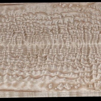 Book-Matched Blistered Curly Ash - 2 Pcs - 20" x 7 11/16" x 13/16" - $195.00