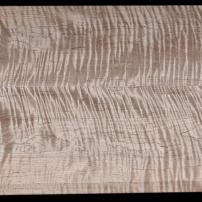 Thick Book-Matched  Curly Maple - 2 Pcs - 23" x 9 7/16" x 1"+ - $190.00