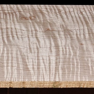 Extra-Wide Curly Maple - 116 5/8" x 12 1/4" x 3/4"+ - $160.00