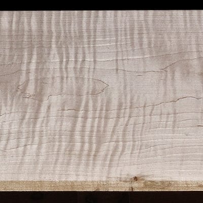 Extra-Wide Curly Maple - 95" x 14 3/4" x 3/4"+ - $140.00