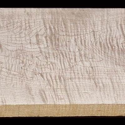 Wide Curly Hard Maple - 46 5/8" x 10 1/4" x 1 1/8"+ - $85.00