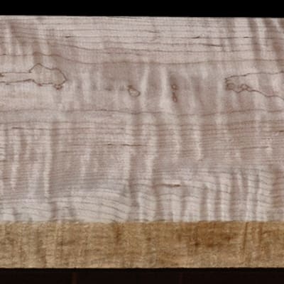 Off-Color Curly Maple - 76 3/4" x 9 3/8" x 1 11/16"+ - $125.00