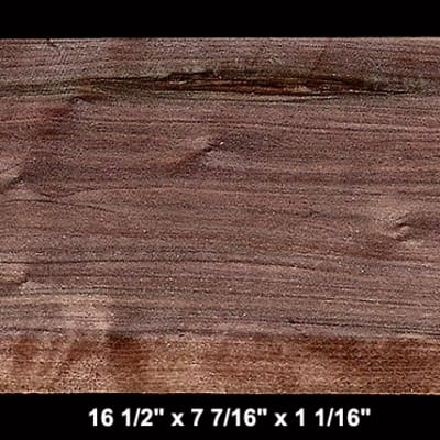 Black Walnut - 16 1/2" x 7 7/16" x 1 1/16" - $15.00