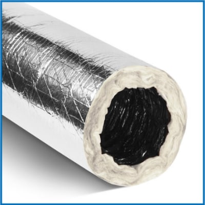 10" X 25' R4.2 Flex Duct w/ Raw Ends