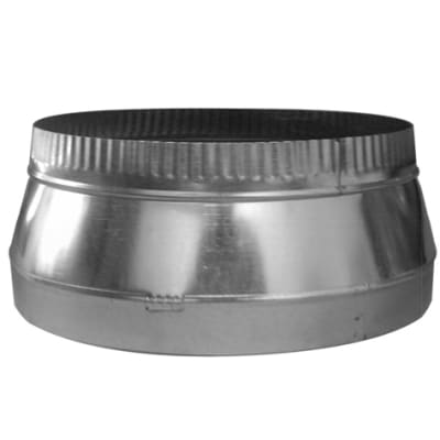 20 inch to 18 inch galvanized steel tapered HVAC duct reducer with collar 20 inch to 18 inch galvanized steel tapered HVAC duct reducer with collar