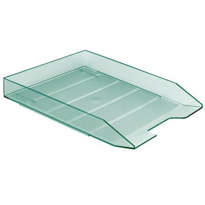 Acrimet Stackable Letter Tray (Clear Green Color) (1 Unit) Code 211.5