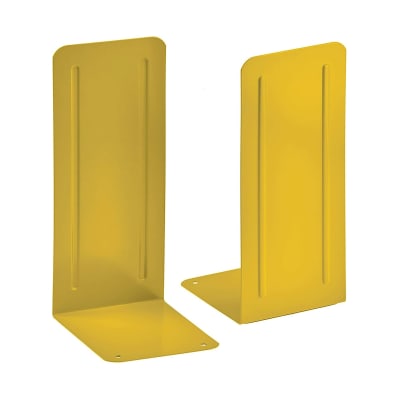 Acrimet Jumbo Premium Bookends 9" (Deep Yellow Color) 1 Pair Code 294.6