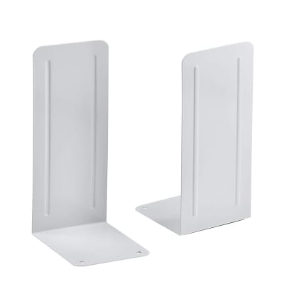 Acrimet Jumbo Premium Bookends 9" (White Color) 1 Pair Code 294.9