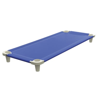 Acrimet Premium Stackable Nap Cot Stainless Steel Tubes Blue 713.1