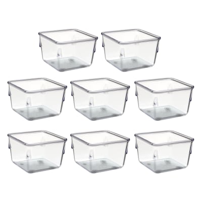 Acrimet Desk Drawer Organizer Clear Crystal 8 Pack 970.0