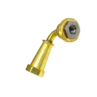Bogert Aviation Gooseneck Fitting Replacement. Fits 15X or HX High Pressure Strut Pump for safe, precise aircraft strut servicing.