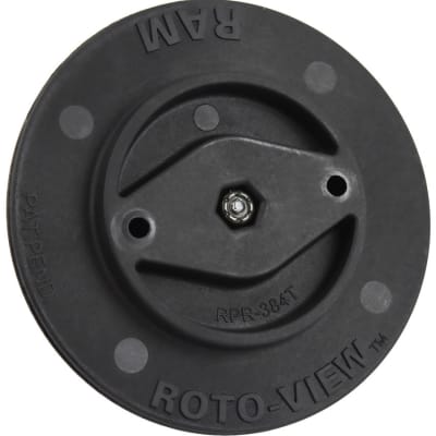RAM Roto-View Adapter Plate for rotating tablets or GPS mounts between portrait and landscape orientations in vehicles or aircraft.