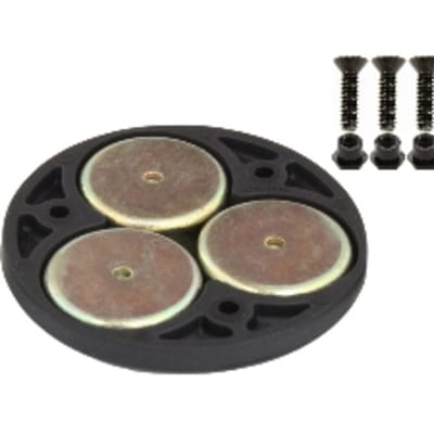 RAM Triple Magnetic Base Adapter for securely mounting devices, GPS units, and tools on aircraft, vehicles, boats, and industrial surfaces.