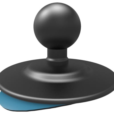 RAM Flex Adhesive Ball Base with 1-inch ball for mounting tablets, GPS units, and pilot devices securely in aviation cockpits.