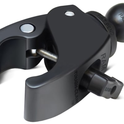 RAM Tough Claw Small Clamp Base with 1-inch ball for mounting tablets, GPS units, and pilot devices securely in aviation cockpits.