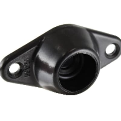 RAP-SB-238FU composite diamond base showing female socket and AMPS hole pattern for RAM and third-party cradle attachment.