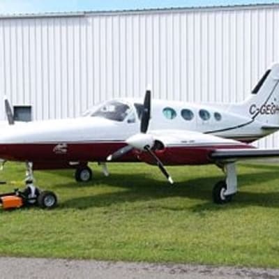 Aircraft Security Medeco Cabin Door Lock for Cessna 340, 414, 421, 425, and 441 aircraft.