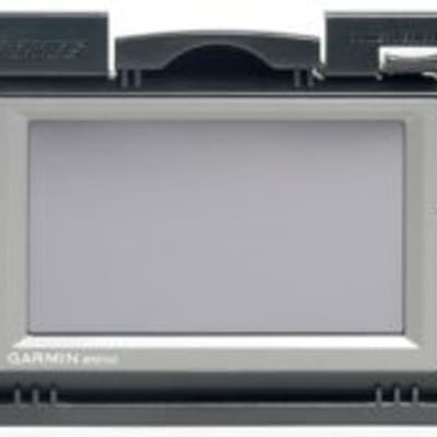 Garmin aera 500 GPS mounted in Panel Dock with glove-like fit, secure hold, and clean avionics stack integration in aircraft cockpit.