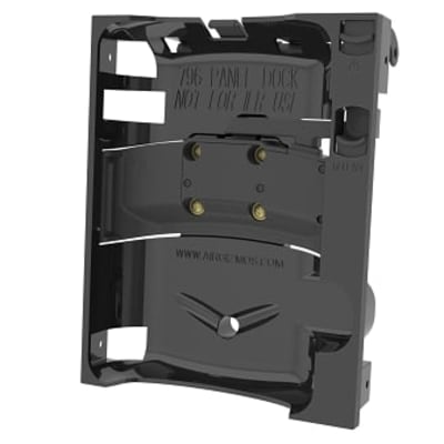 Garmin aera 796 Panel Dock with secure fit, cooling port, and actuator button for seamless cockpit installation and easy GPS removal.