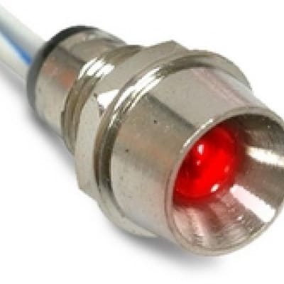 Electronics International AL-1(X) chrome annunciator light for aircraft, offering clear visual alerts and improved cockpit instrumentation awareness.