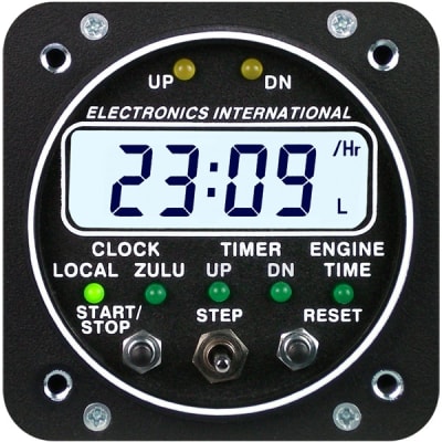 SC-5 Super Clock for precise aircraft timekeeping by Electronics International.