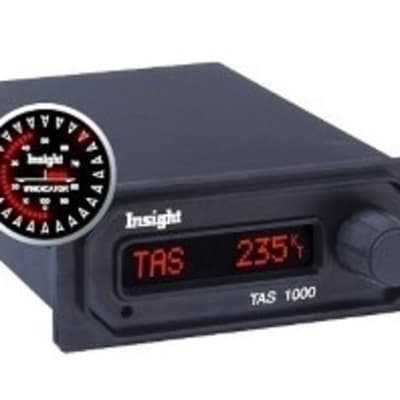 Insight TAS 1000 Multi-Function Data Source providing real-time wind speed, direction, and vital GPS data for enhanced flight situational awareness.