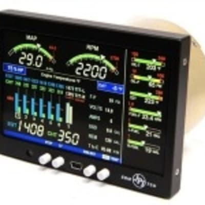 JP Instruments EDM 900 primary engine monitor displaying EGT, CHT, fuel flow, and engine data for reliable aircraft performance.