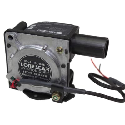 Lone Star Cyclone 160 Single Port Fan Blower, efficient brushless DC fan for avionics, electronics cooling in aircraft, rotorcraft, and vehicles.