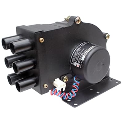 Lone Star Cyclone 21 Three Port Fan Blower, FAA-PMA approved, brushless DC, 21 CFM, designed for avionics cooling in aircraft and rotorcraft.