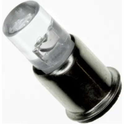 Lone Star LED Bulb Replacement, T1-3/4 MFB, 28V, energy-efficient aircraft lighting for cockpit and avionics applications.