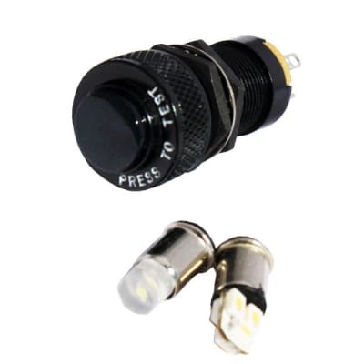 Lone Star 28V non-dimmable panel indicator, durable aircraft cockpit light for avionics and instrument panels.