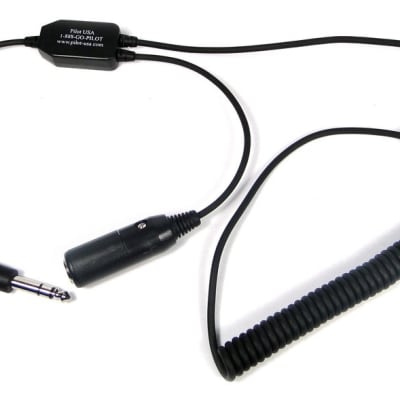 Pilot USA PA-80S/HERO5 GoPro Hero 5/6/7/8/9/10 Audio Recorder Headset Adapter for aviation pilots, durable design for in-flight audio recording.