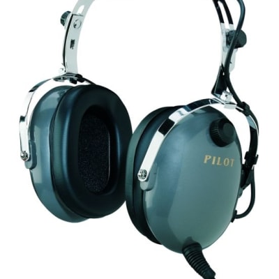 Pilot USA PA-1100 Listen Only Passive Headset for aviation pilots with lightweight, durable design and high-quality audio.