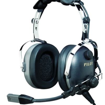 Pilot USA PA-1200 Passive Headset for aviation pilots with cellphone compatibility, lightweight, and durable design.