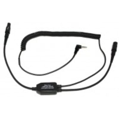 Pilot USA PA-80B/iPhone Digital Audio Recorder Adapter for Bose 6 Pin Lemo Headsets, durable design for recording in-flight aviation communications.