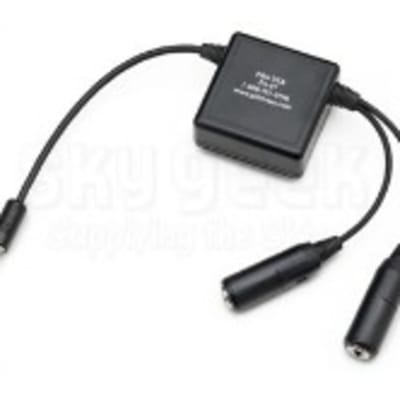 Pilot USA PA-87 Hi (GA) to Low (Military) Impedance Converter for aviation pilots, durable design for connecting general aviation headsets to military audio systems.