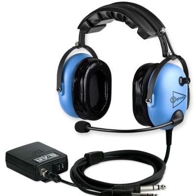 Sigtronics S-ARY ANR youth aviation headset offering active noise reduction, clear audio, and comfort for young pilots.