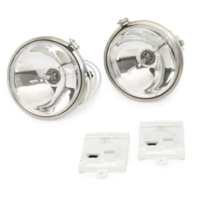 Whelen HID landing light kit with dual 85W ballasts and brackets for BeechJet 400, Hawker 400XP, and Mitsubishi MU-300 aircraft.