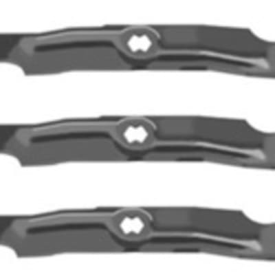 SET OF 3 USA BLADES-FITS CUB CADET OR MTD 50" MOWERS- 742-04053 942-04053C