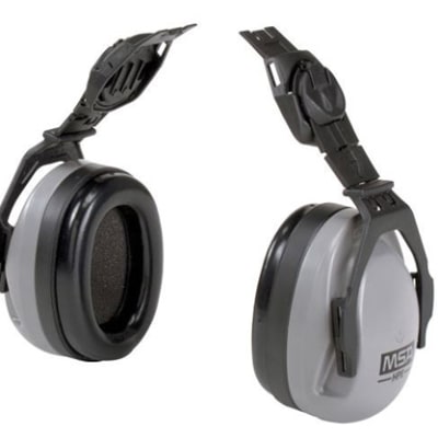 MSA Hard Hat Mounted Ear Muff HPE Cap Mounted NRR27