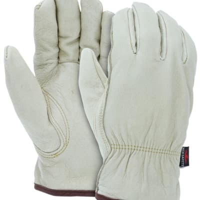 MCR Fleece Lined Leather Drivers Gloves